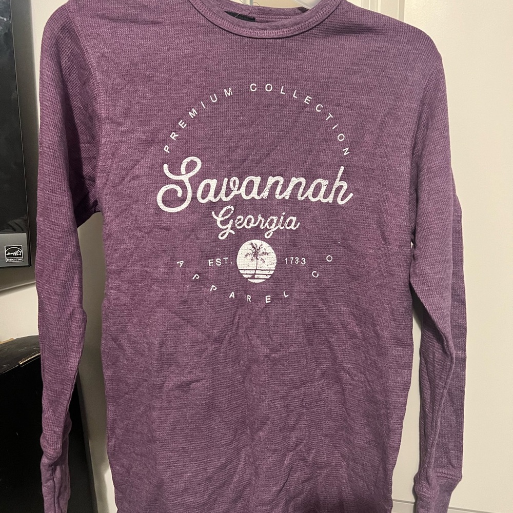 Purple Savannah Georgia Long Sleeve Shirt